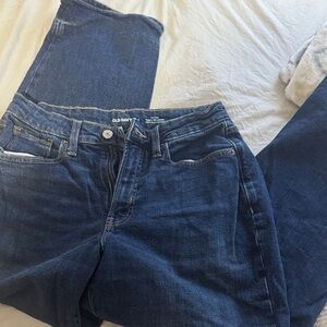 Old Navy Women's High Rise Dark Blue Jeans